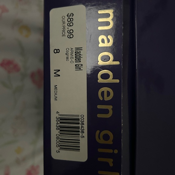 Madden Girl Brown and White Lace Up Boots - Picture 9 of 9